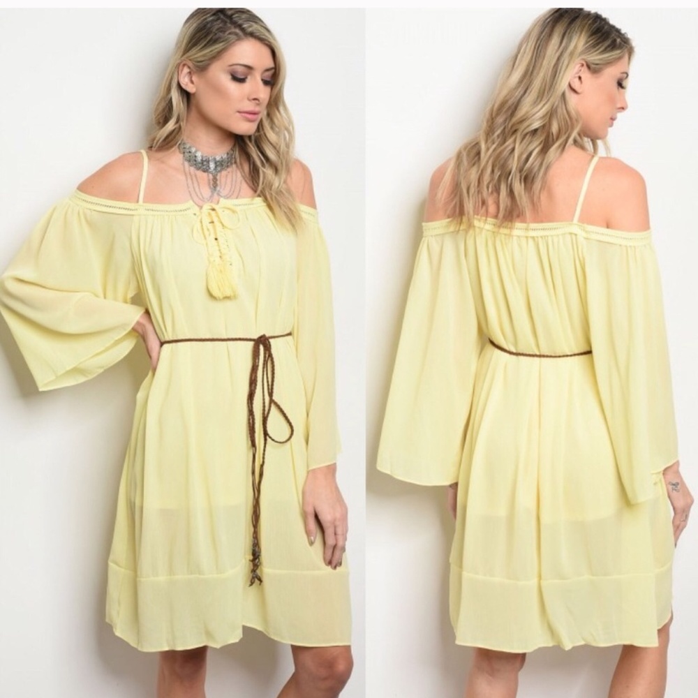Off shoulder Boho dress